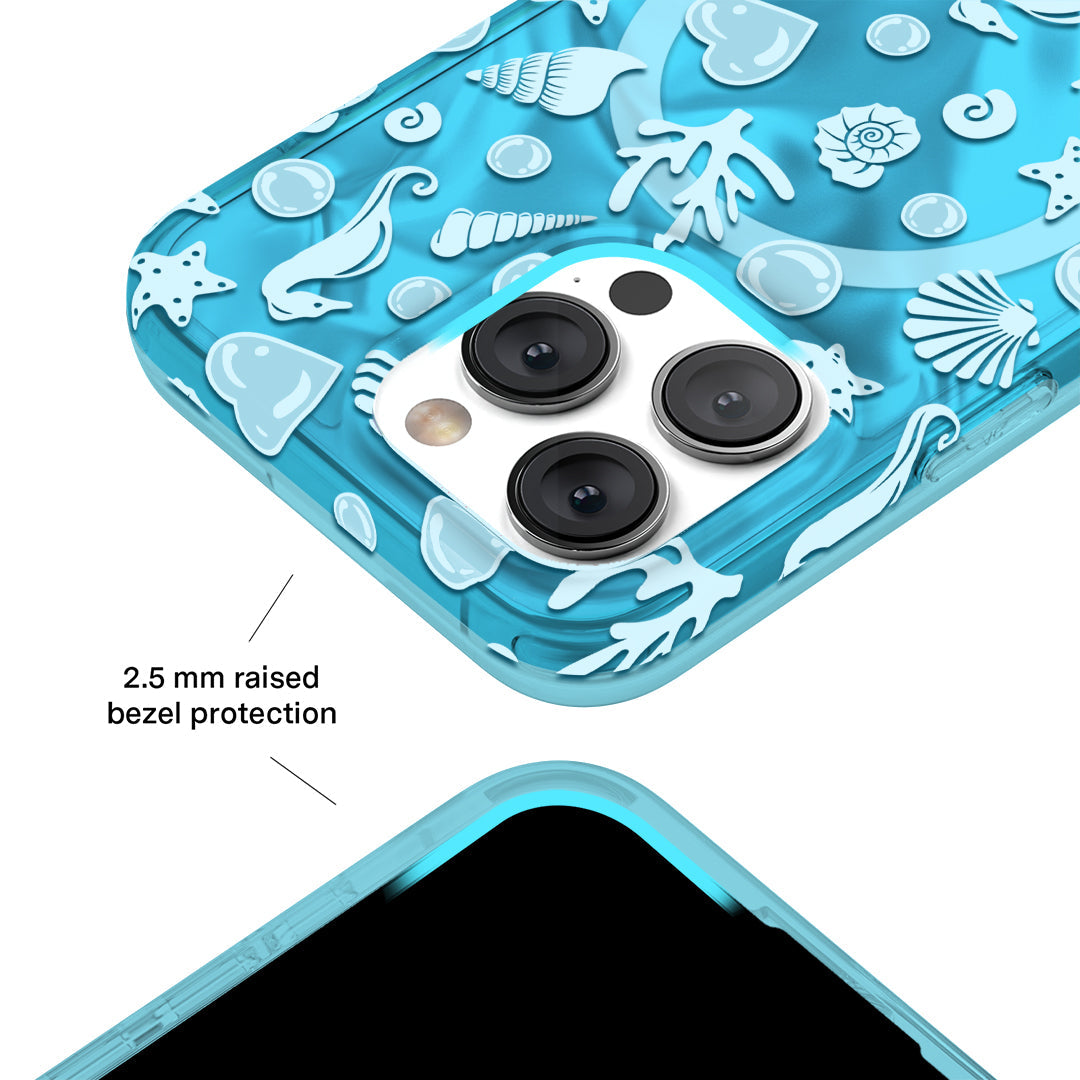 Aquamarine Holo iPhone Case