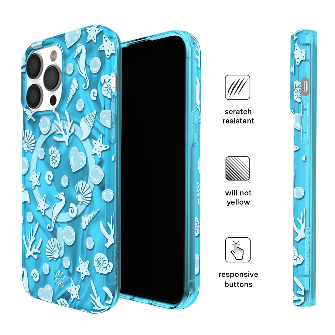 Aquamarine Holo iPhone Case