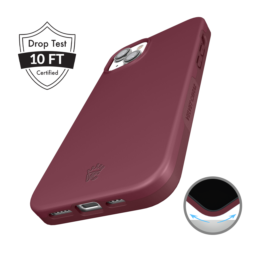 Burgundy 1990 iPhone Case