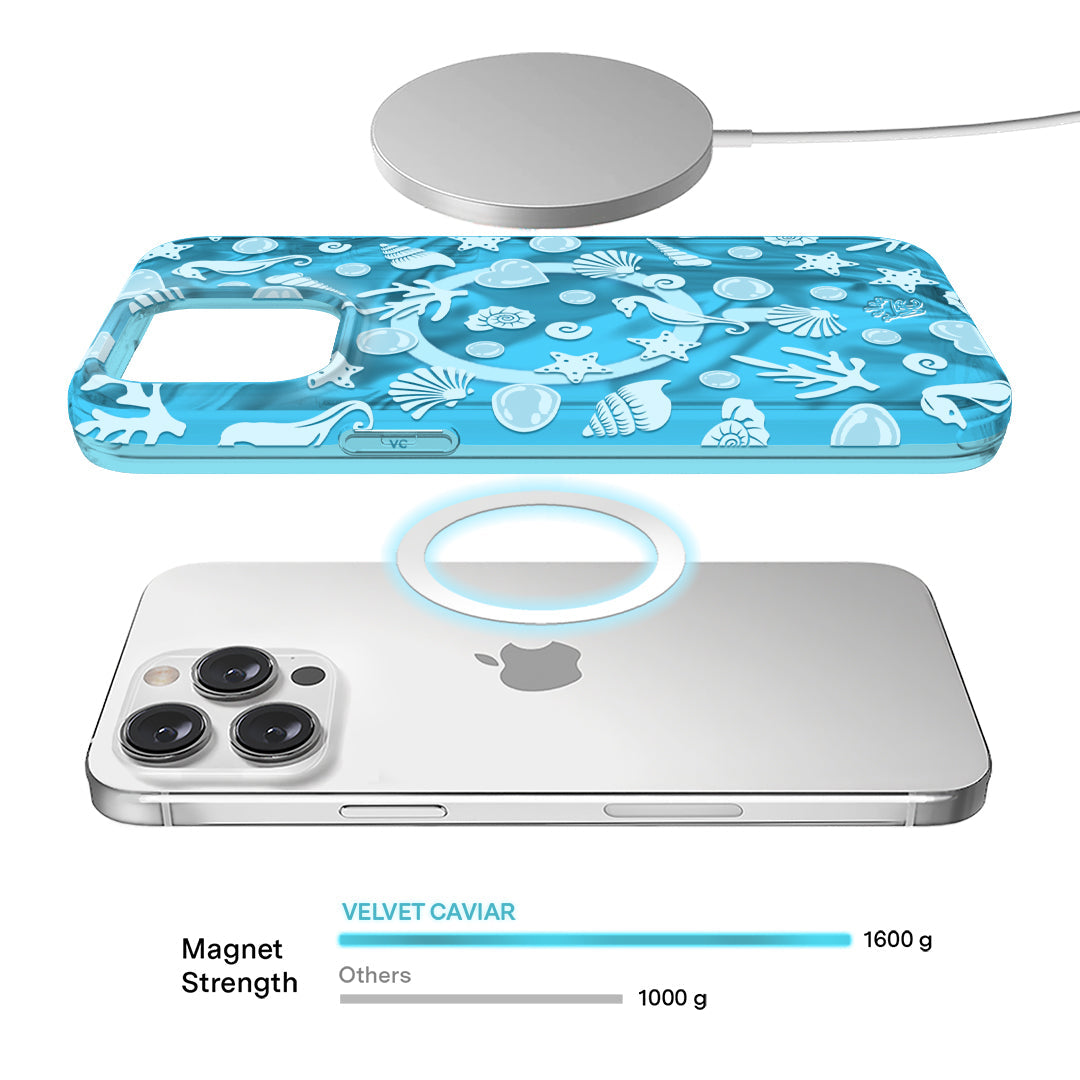 Aquamarine Holo iPhone Case