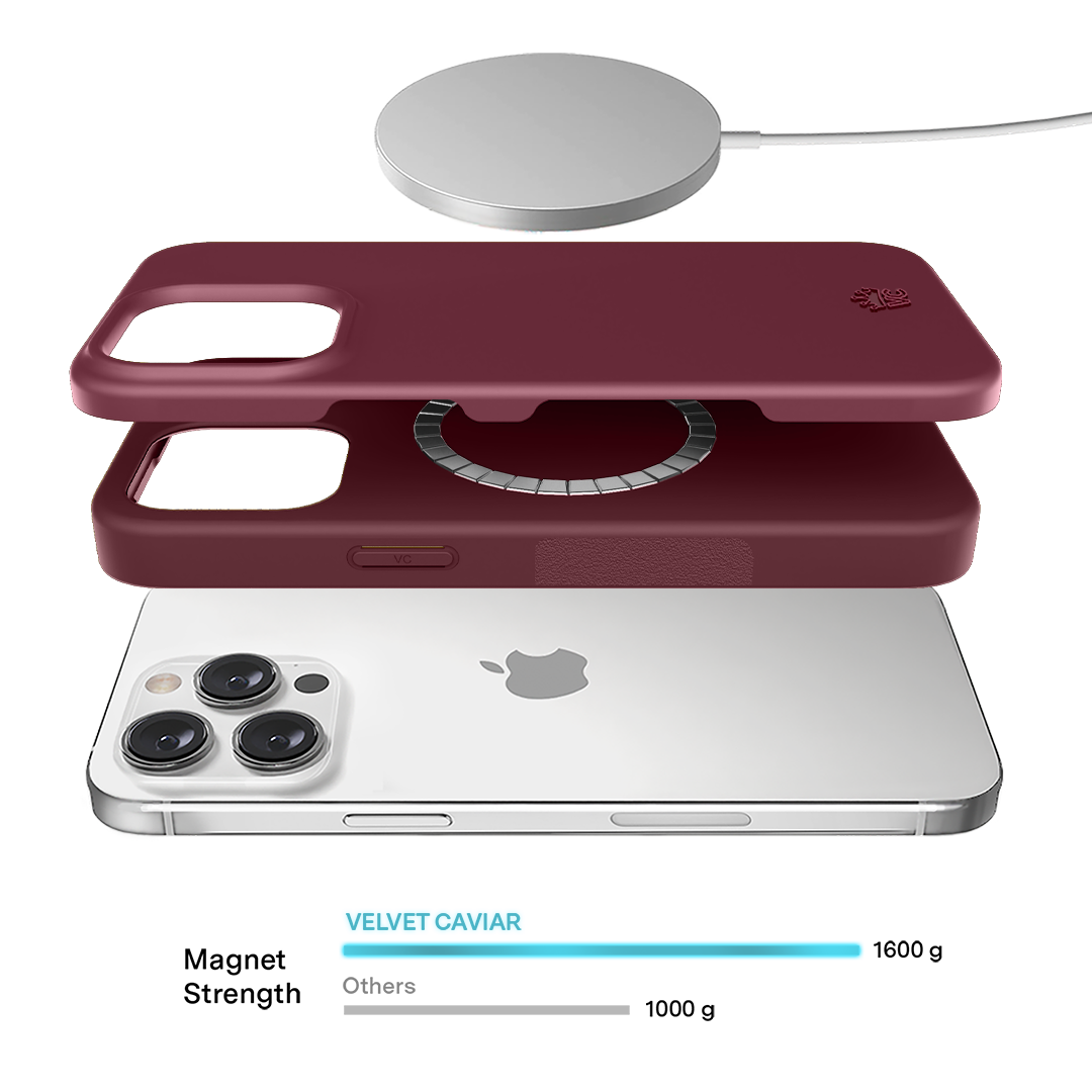 Burgundy 1990 iPhone Case