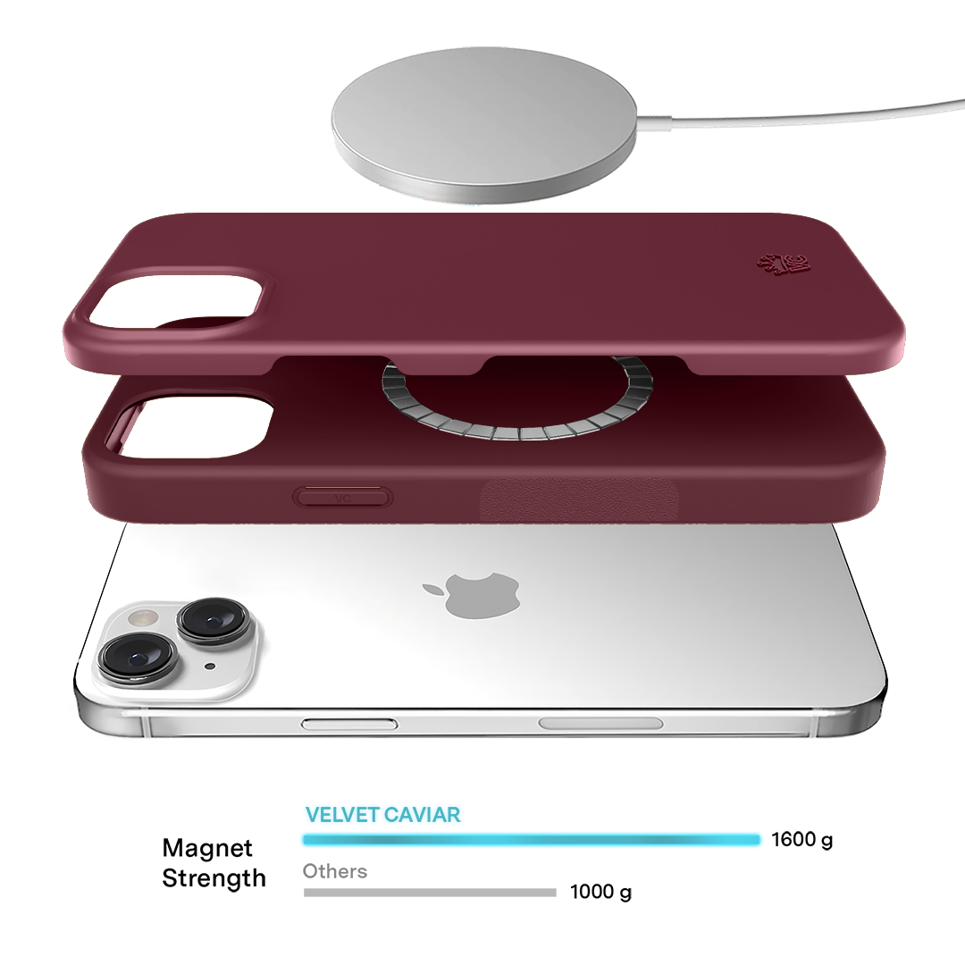 Burgundy 1990 iPhone Case