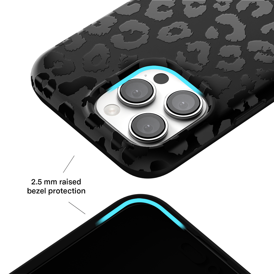 Black Leopard iPhone Case