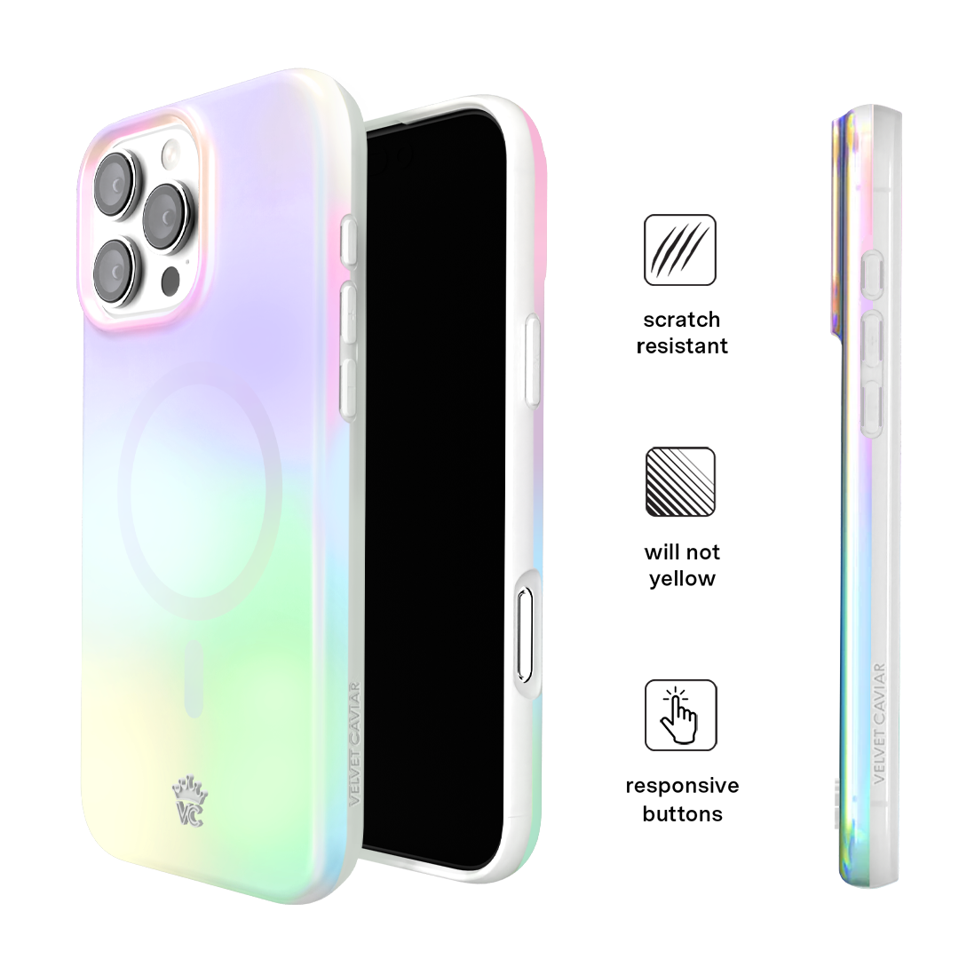 White Opal iPhone Case