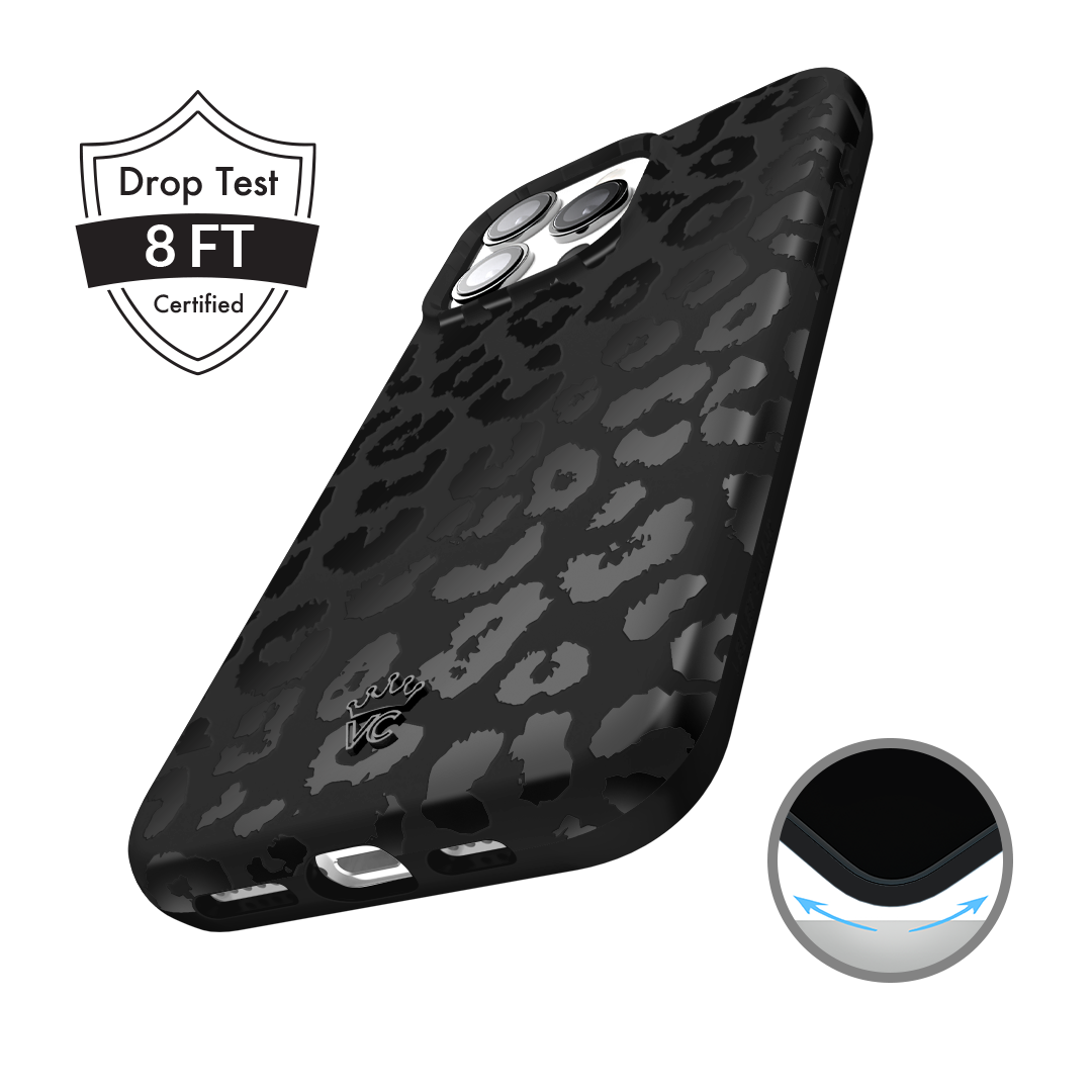 Black Leopard iPhone Case