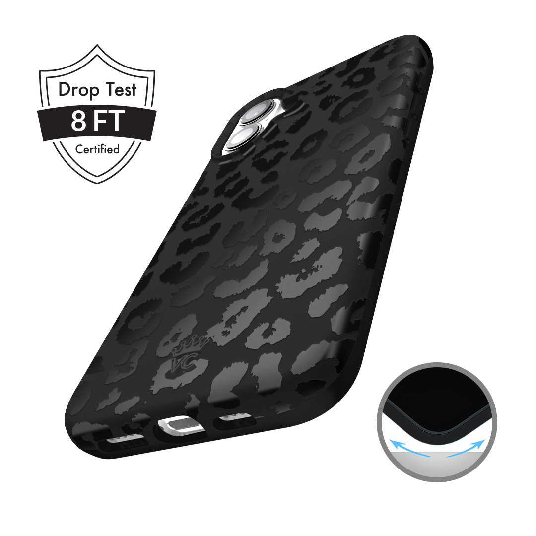 Black Leopard iPhone Case
