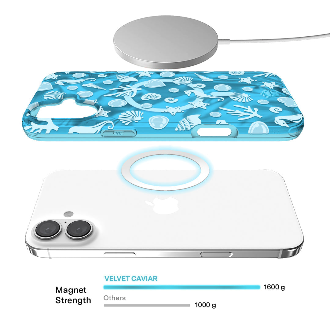 Aquamarine Holo iPhone Case