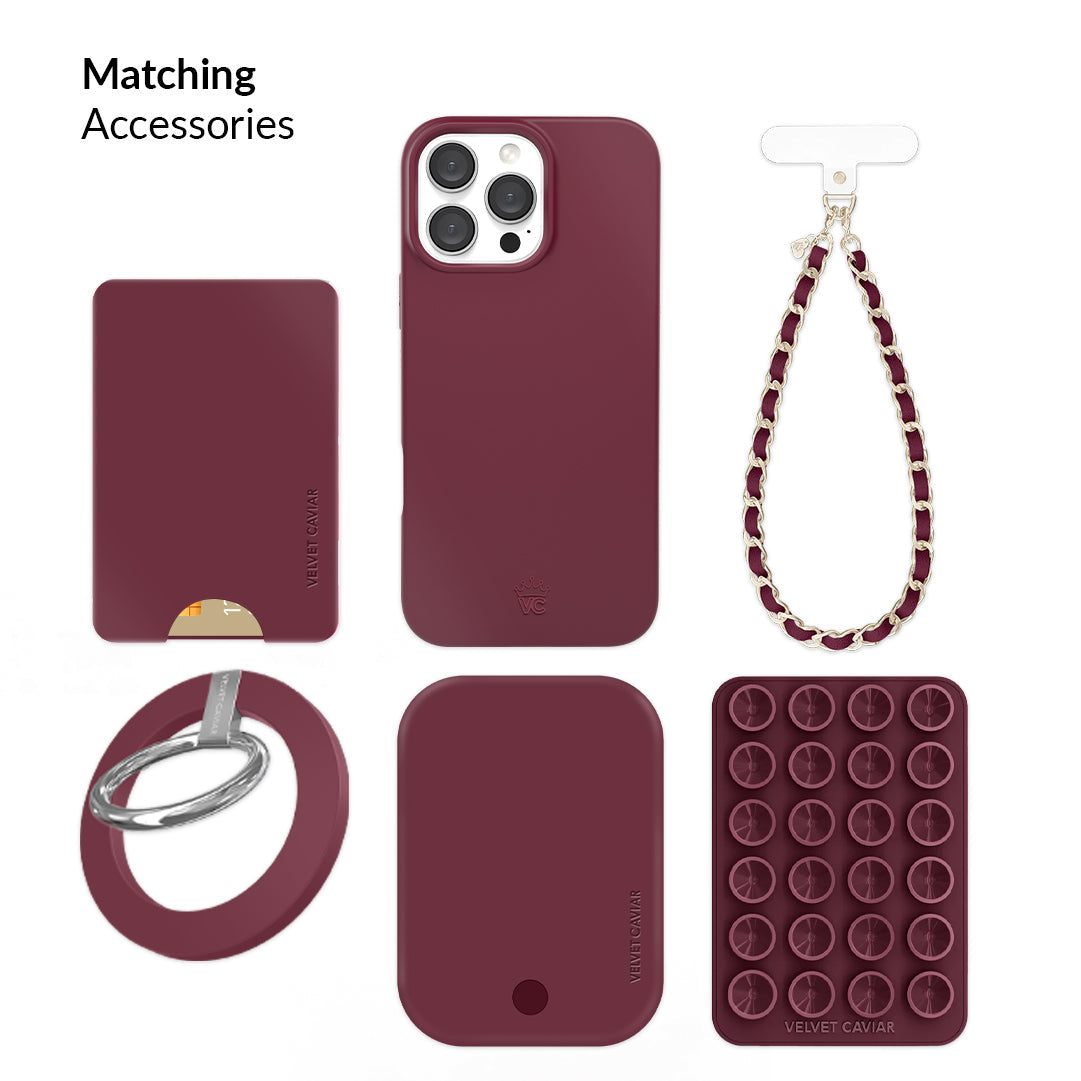 Burgundy 1990 MacBook Case