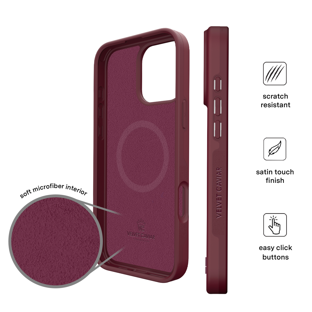 Burgundy 1990 iPhone Case