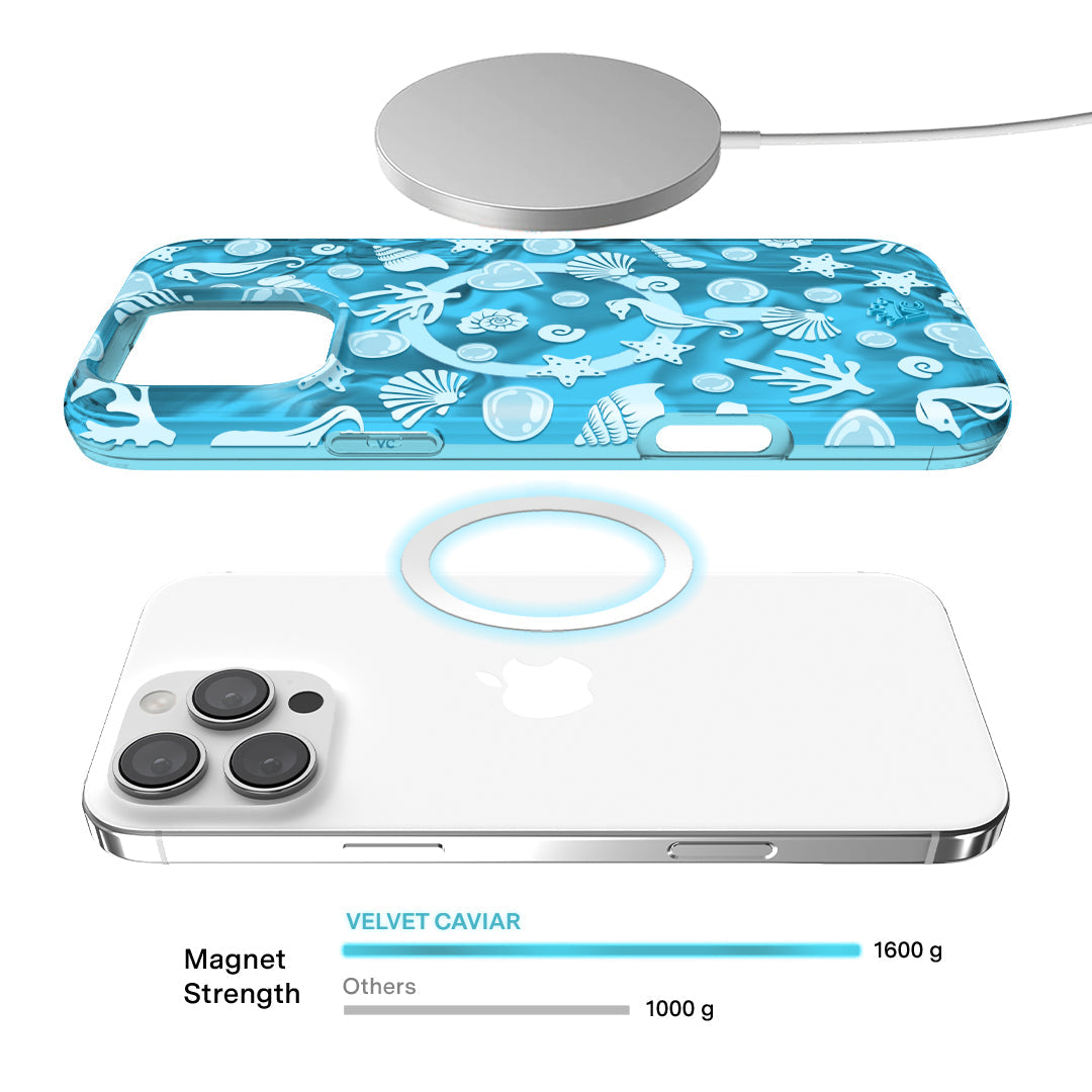 Aquamarine Holo iPhone Case