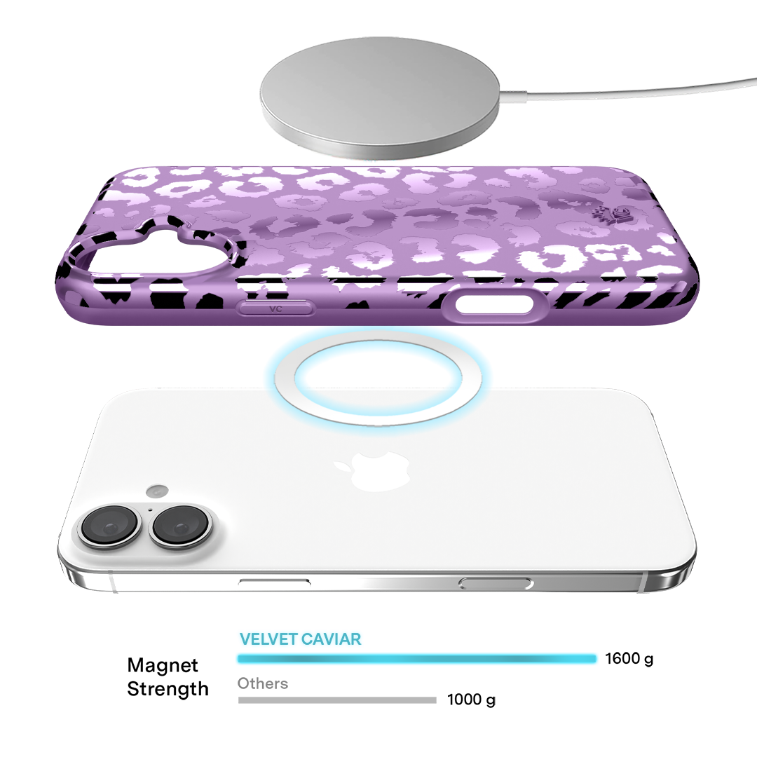 Amethyst Leopard iPhone Case