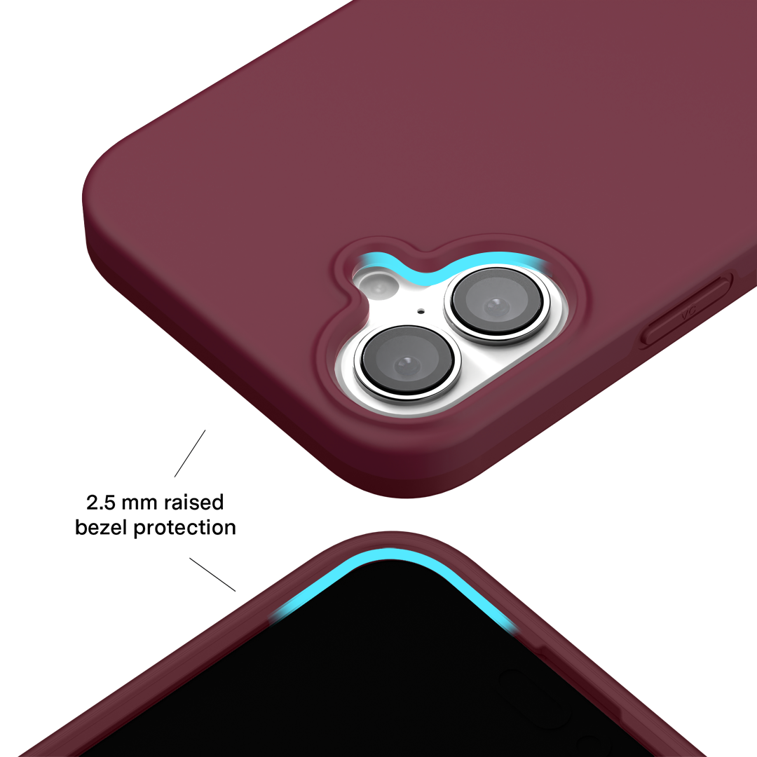 Burgundy 1990 iPhone Case