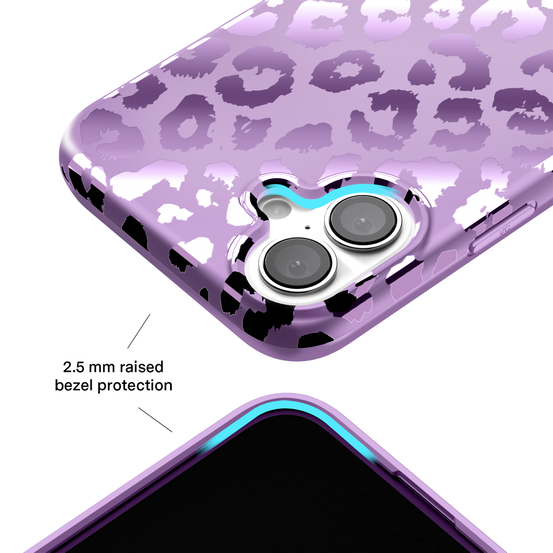 Amethyst Leopard iPhone Case