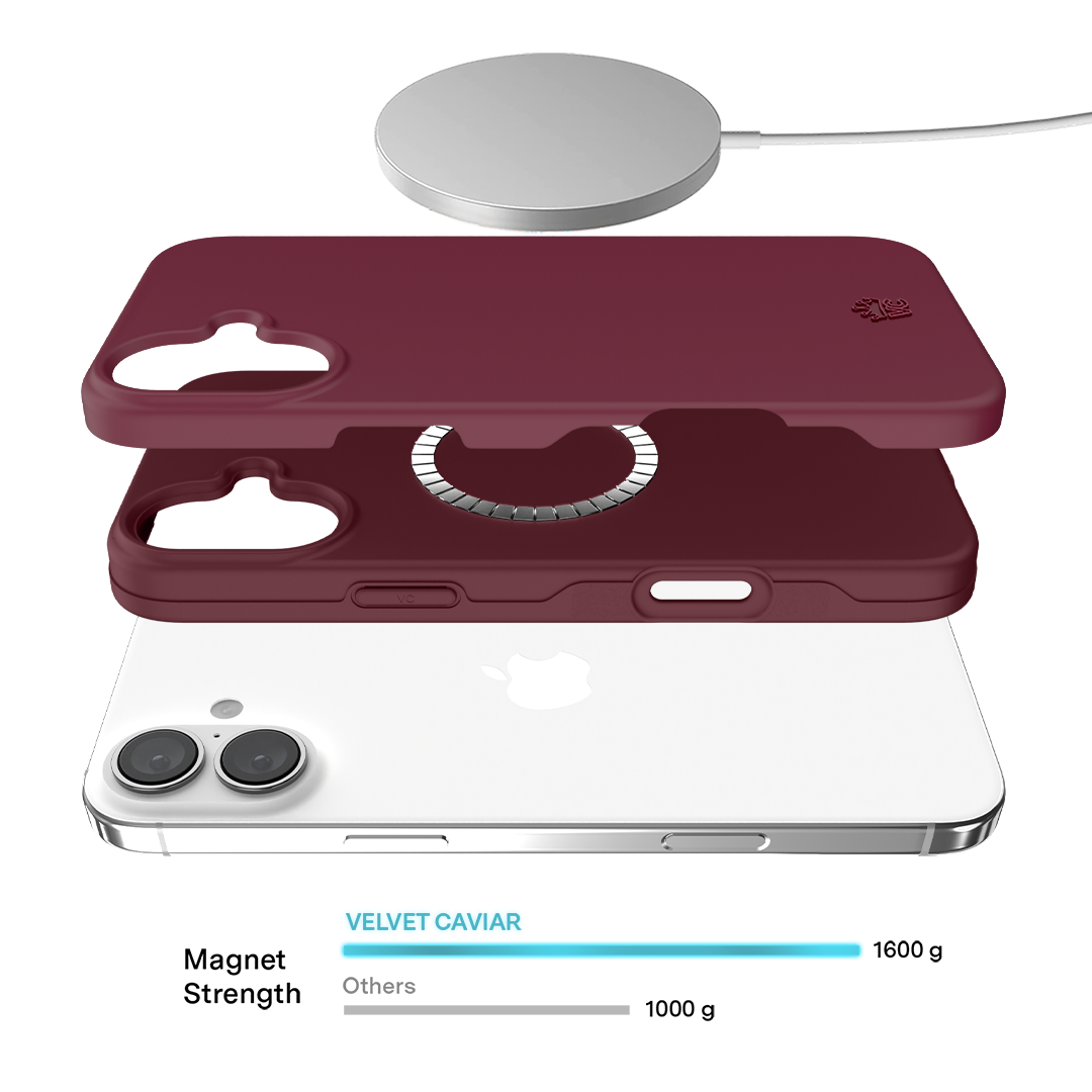 Burgundy 1990 iPhone Case