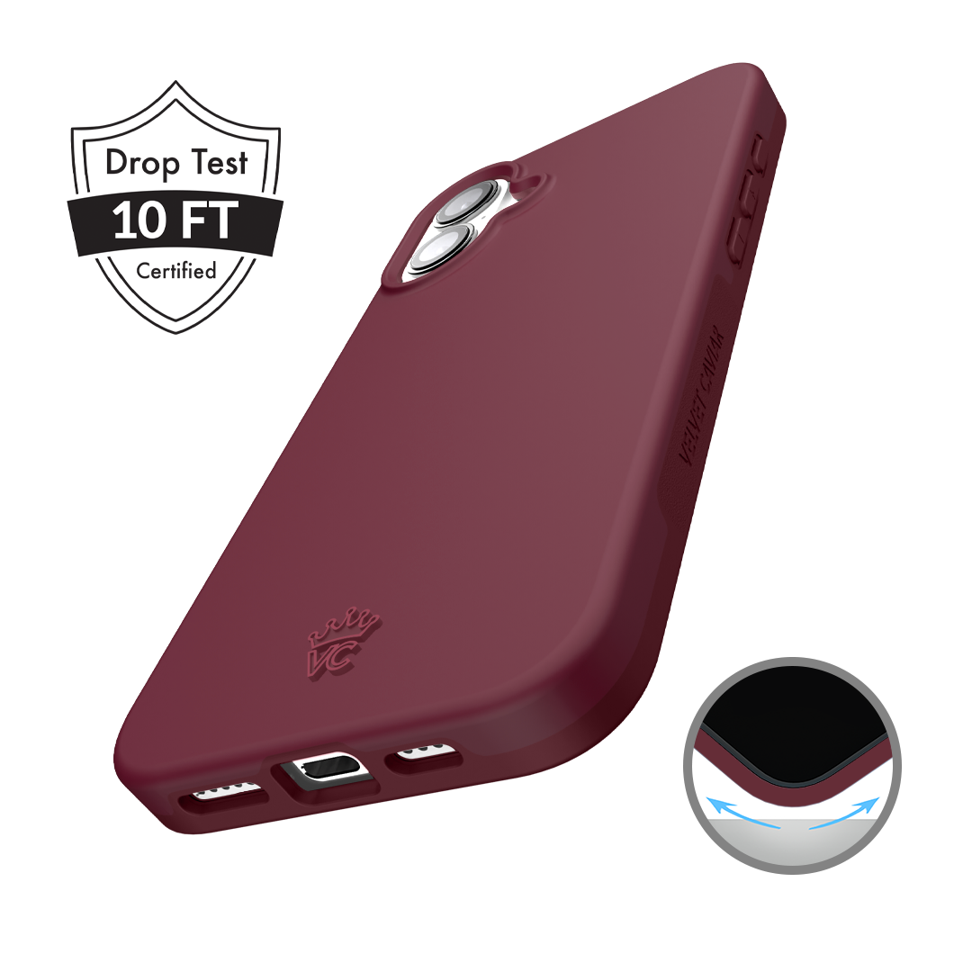 Burgundy 1990 iPhone Case