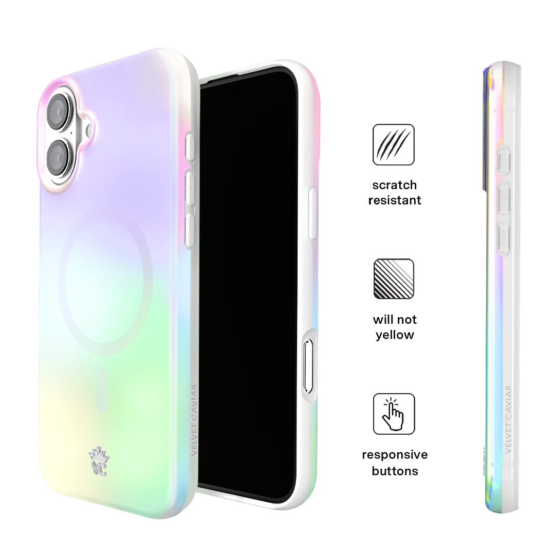 White Opal iPhone Case