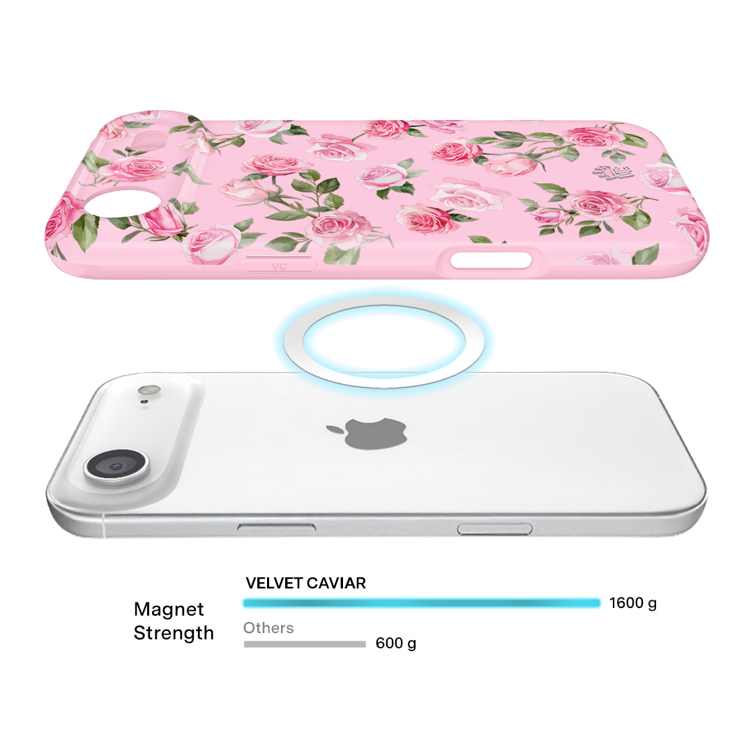 Baby Pink Roses iPhone Case