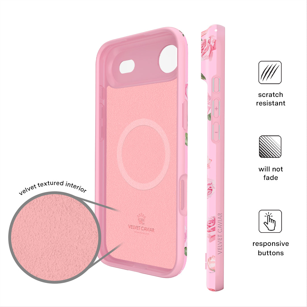 Baby Pink Roses iPhone Case