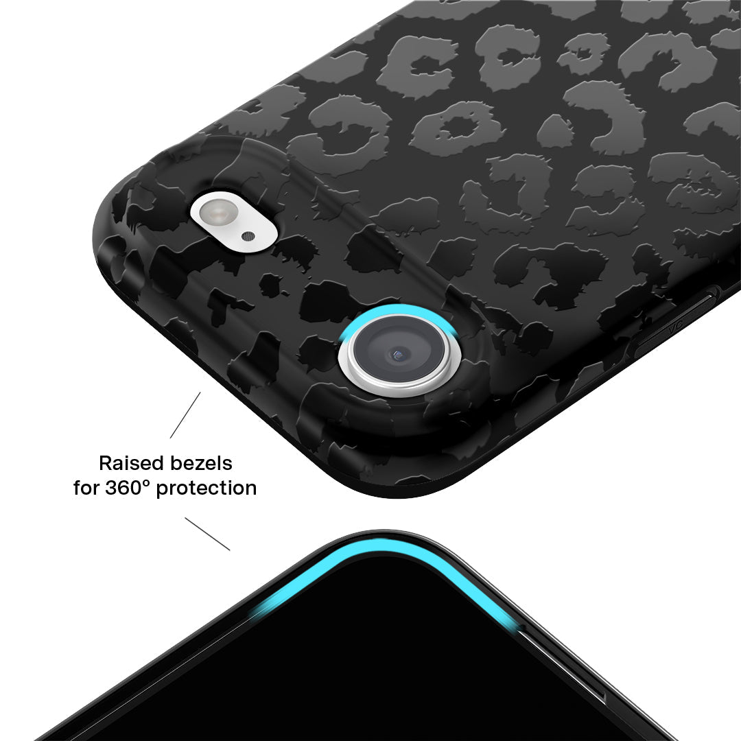 Black Leopard iPhone Case