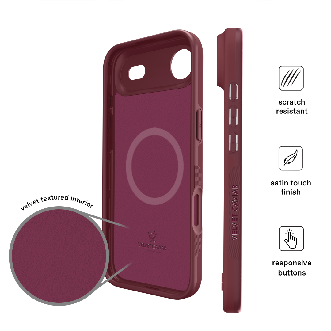 Burgundy 1990 iPhone Case