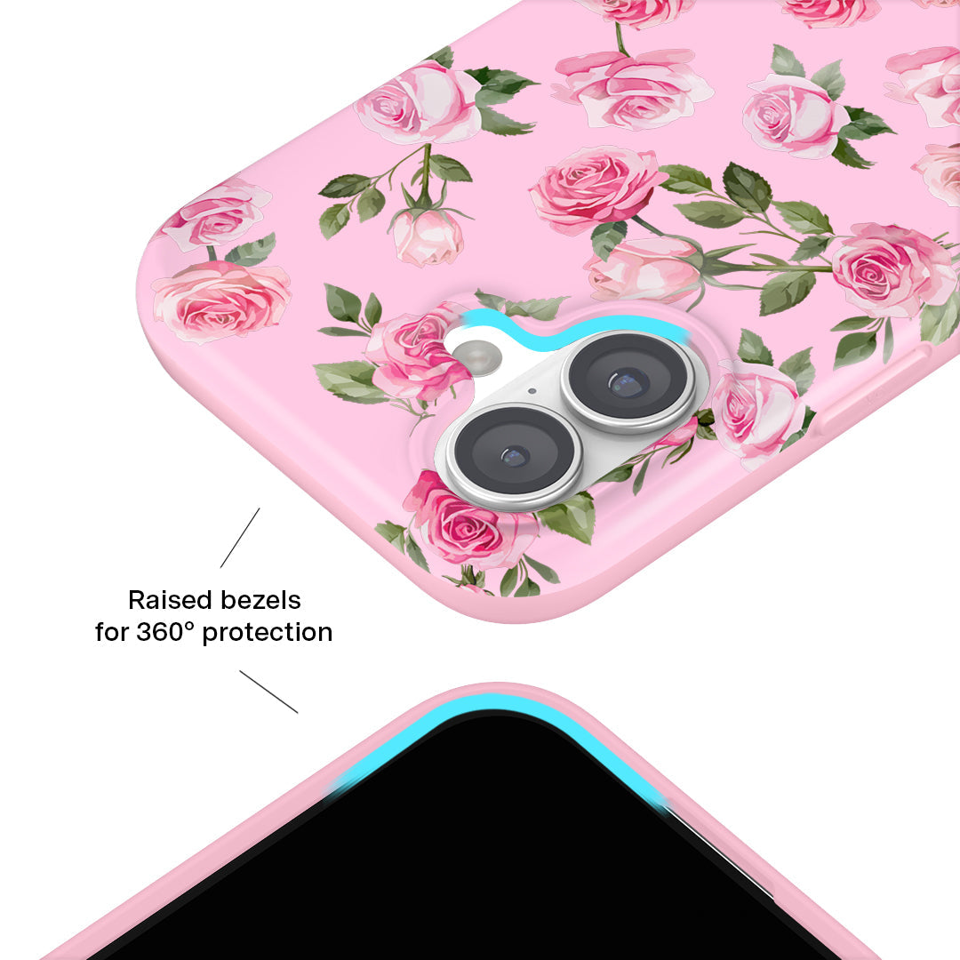 Baby Pink Roses iPhone Case