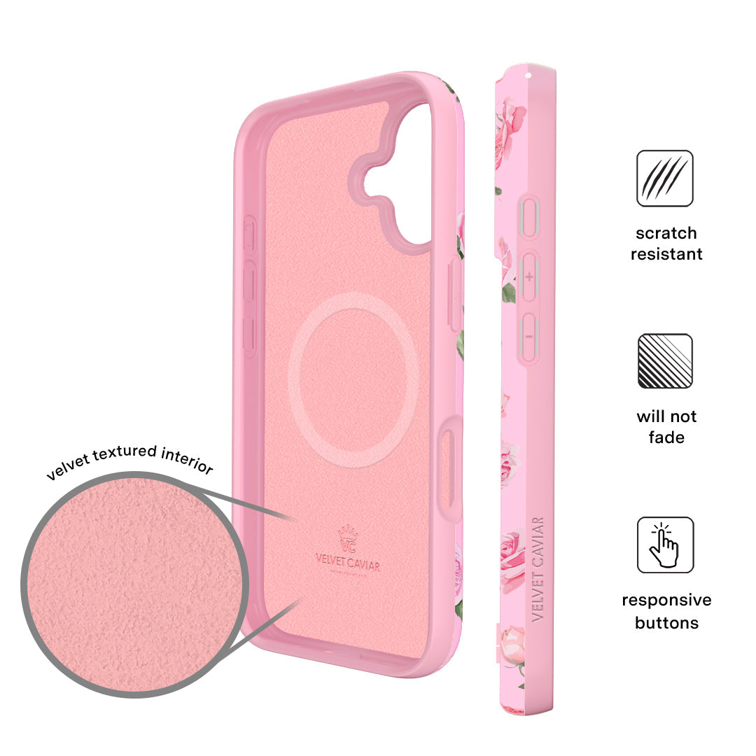 Baby Pink Roses iPhone Case