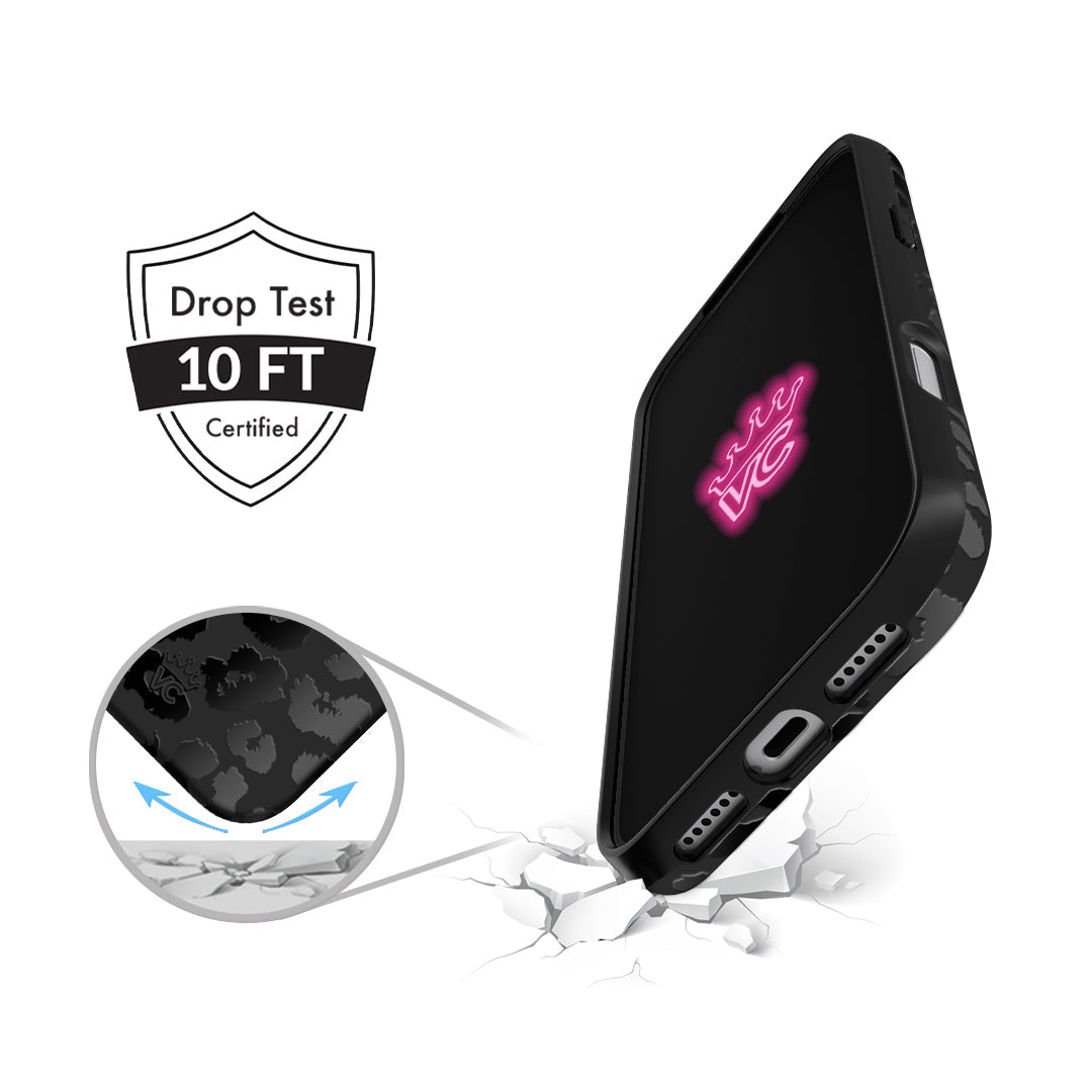 Black Leopard iPhone Case