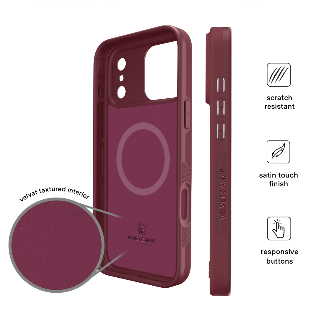 Burgundy 1990 iPhone Case