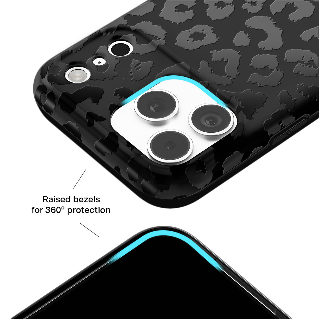 Black Leopard iPhone Case