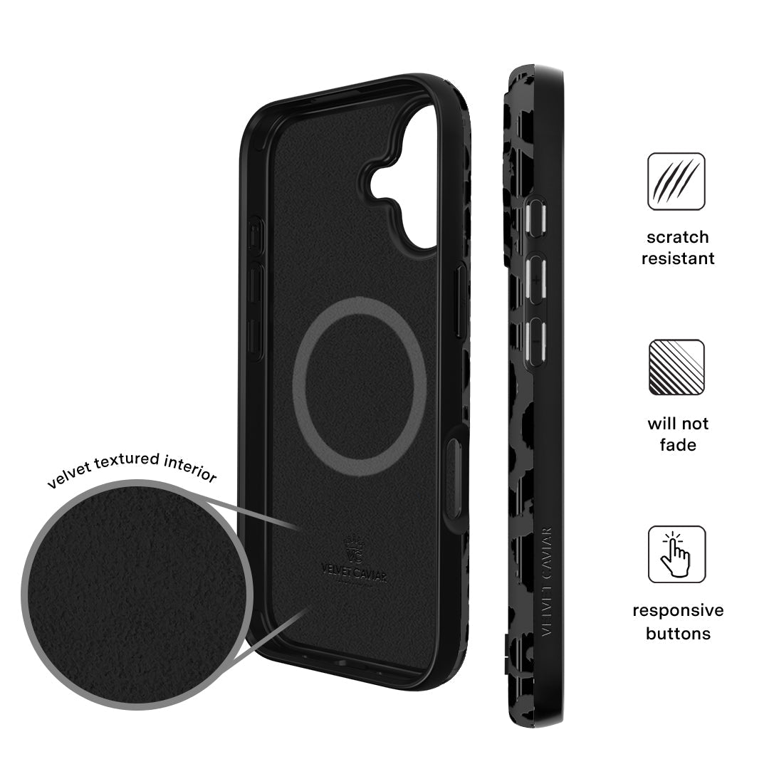 Black Leopard iPhone Case