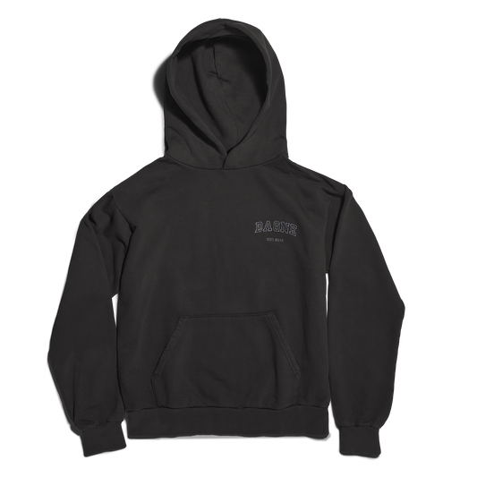 Varsity Logo Hoodie in Onyx, 2X