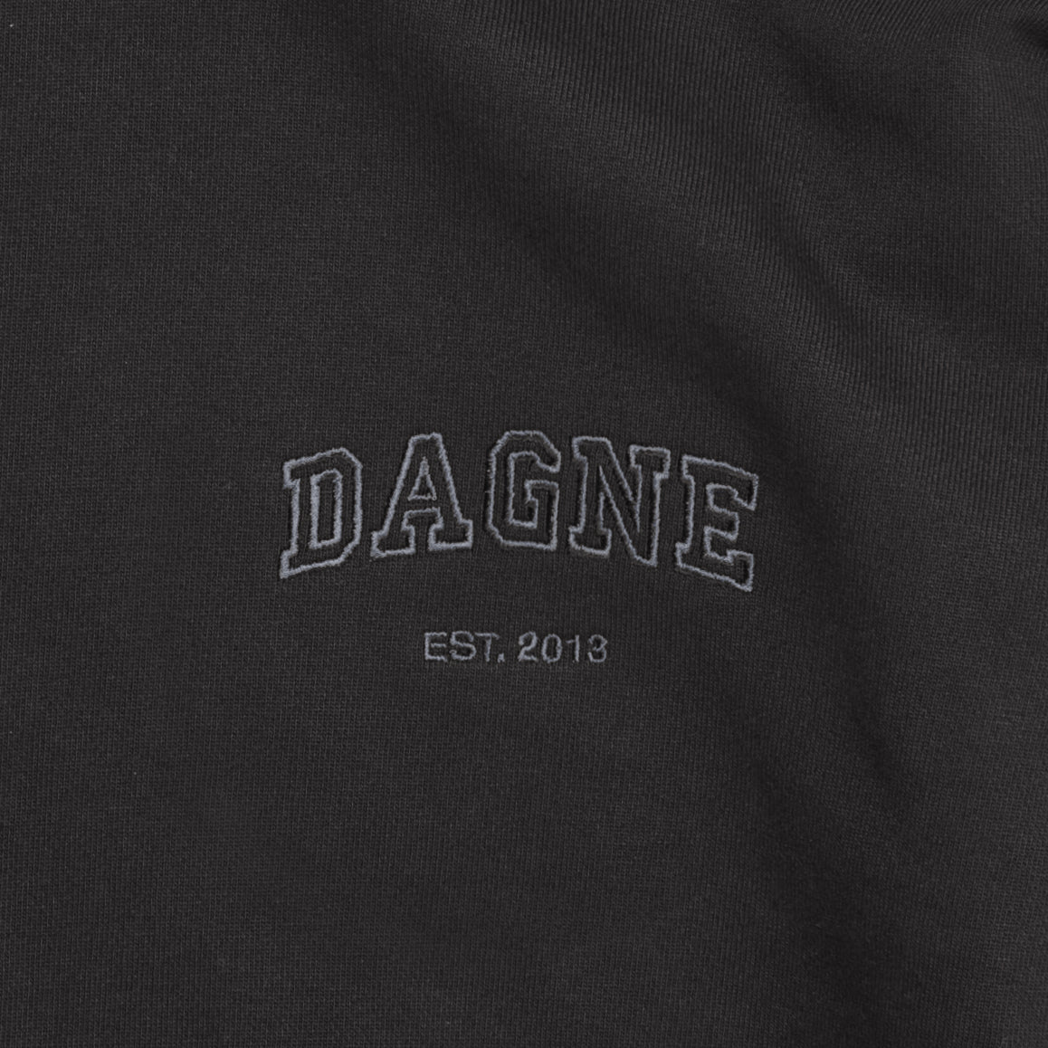 Varsity Logo Hoodie in Onyx, 3X