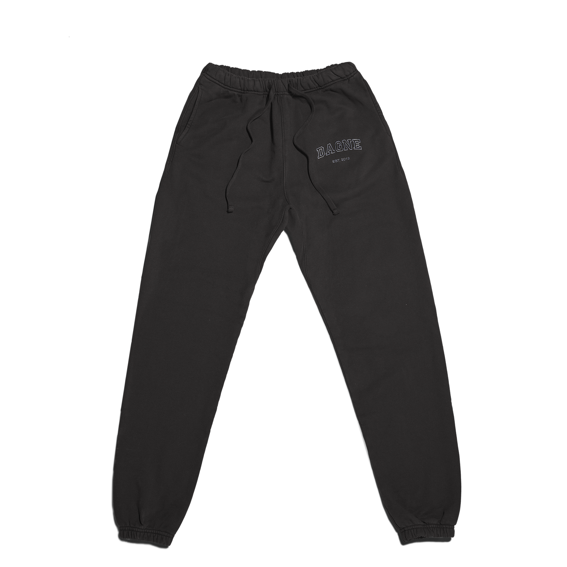 Varsity Logo Sweatpants in Onyx, XS