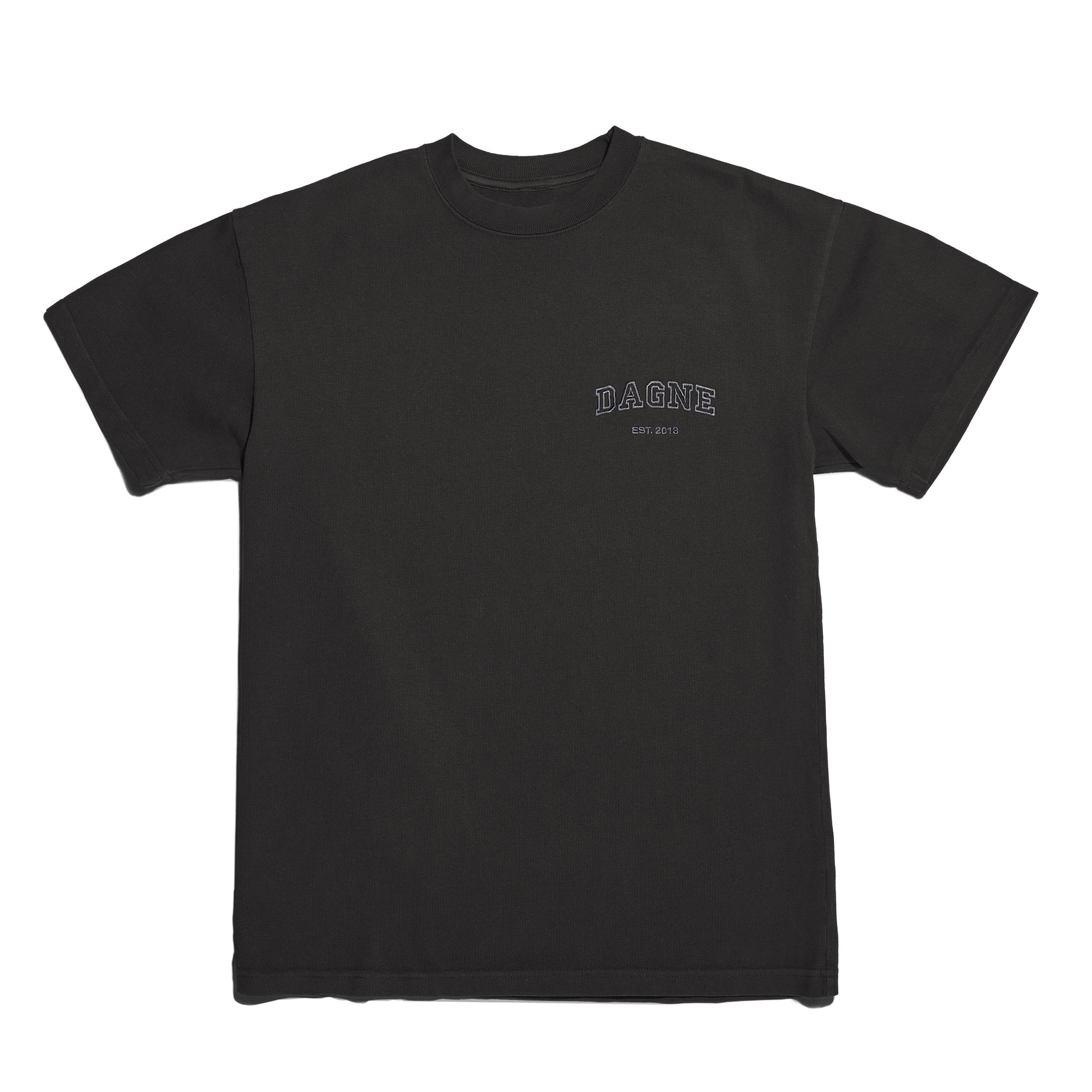 Varsity Logo T-shirt in Onyx, 3X