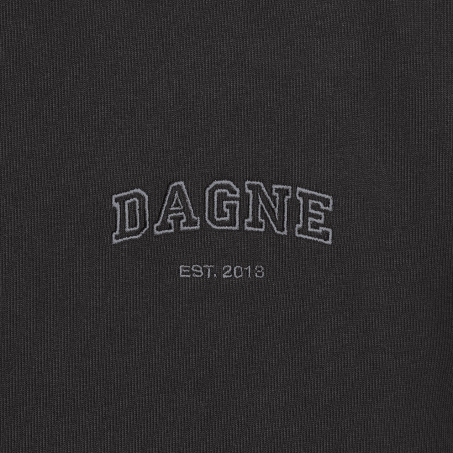 Varsity Logo T-shirt in Onyx, XS