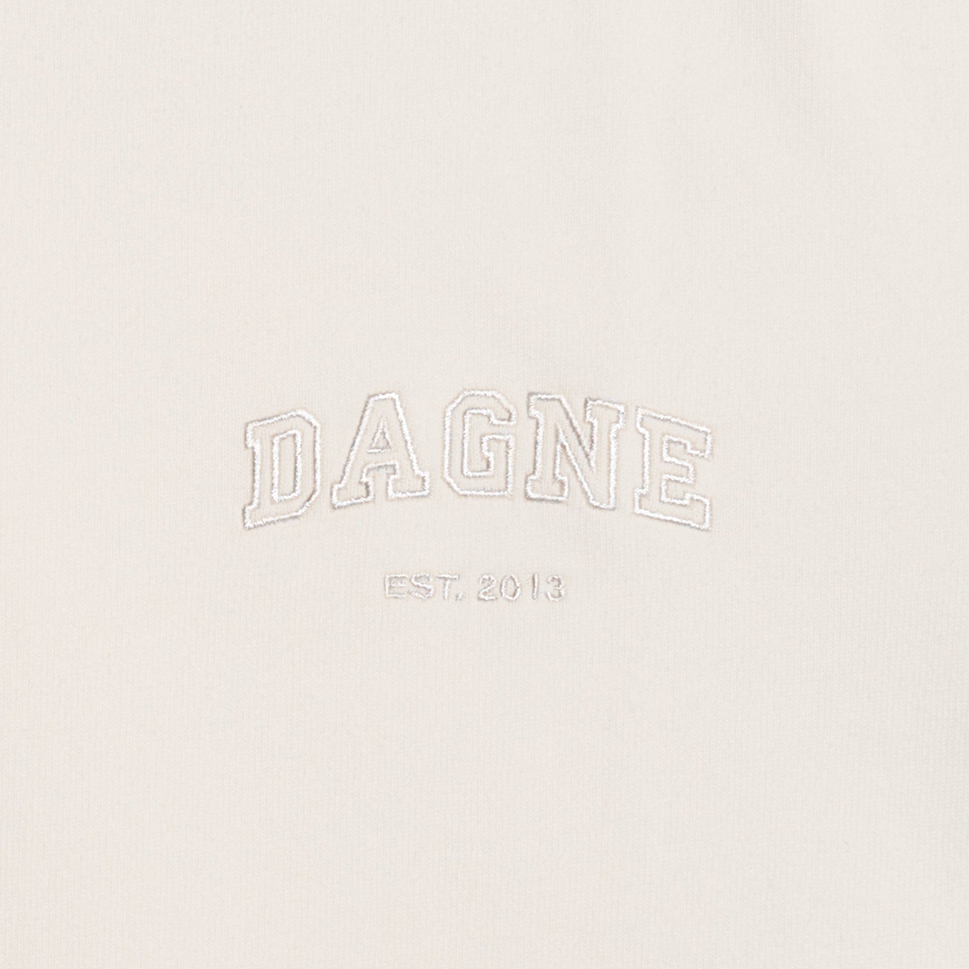 Varsity Logo T-shirt in Moonbeam, Small