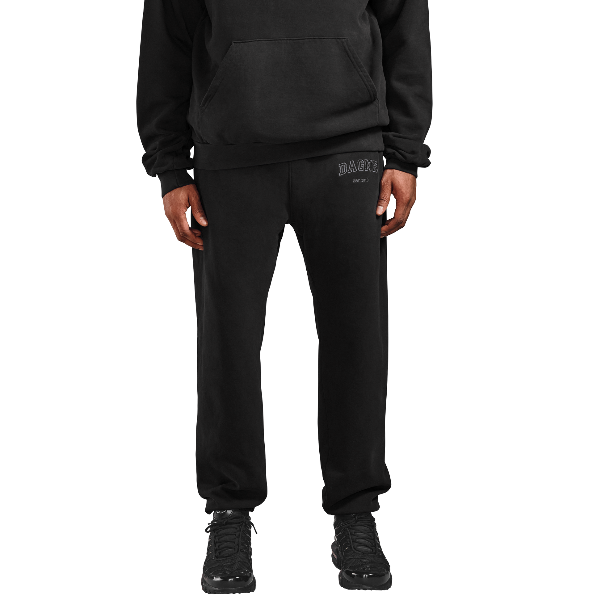 Varsity Logo Sweatpants in Onyx, 3X