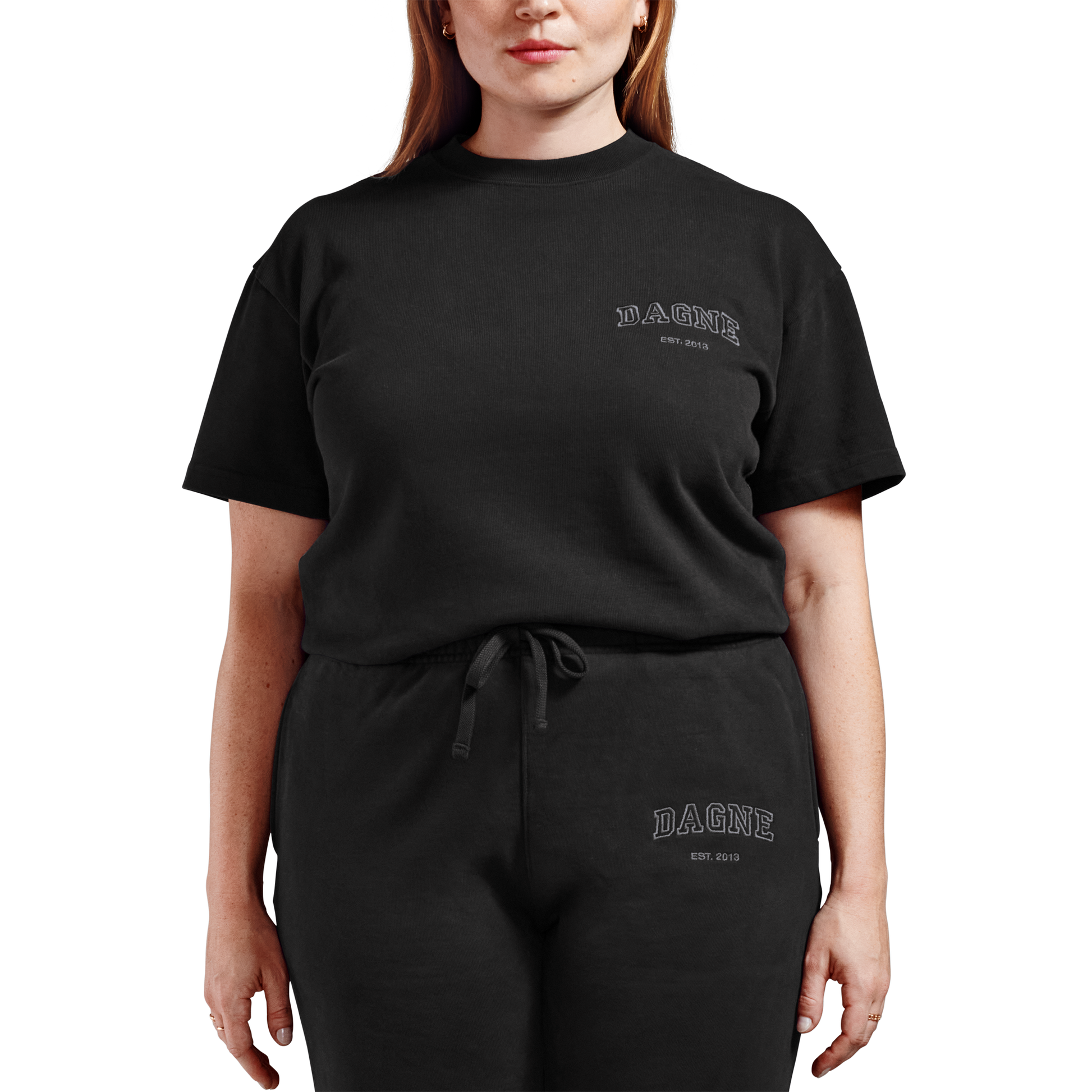 Varsity Logo T-shirt in Onyx, Small