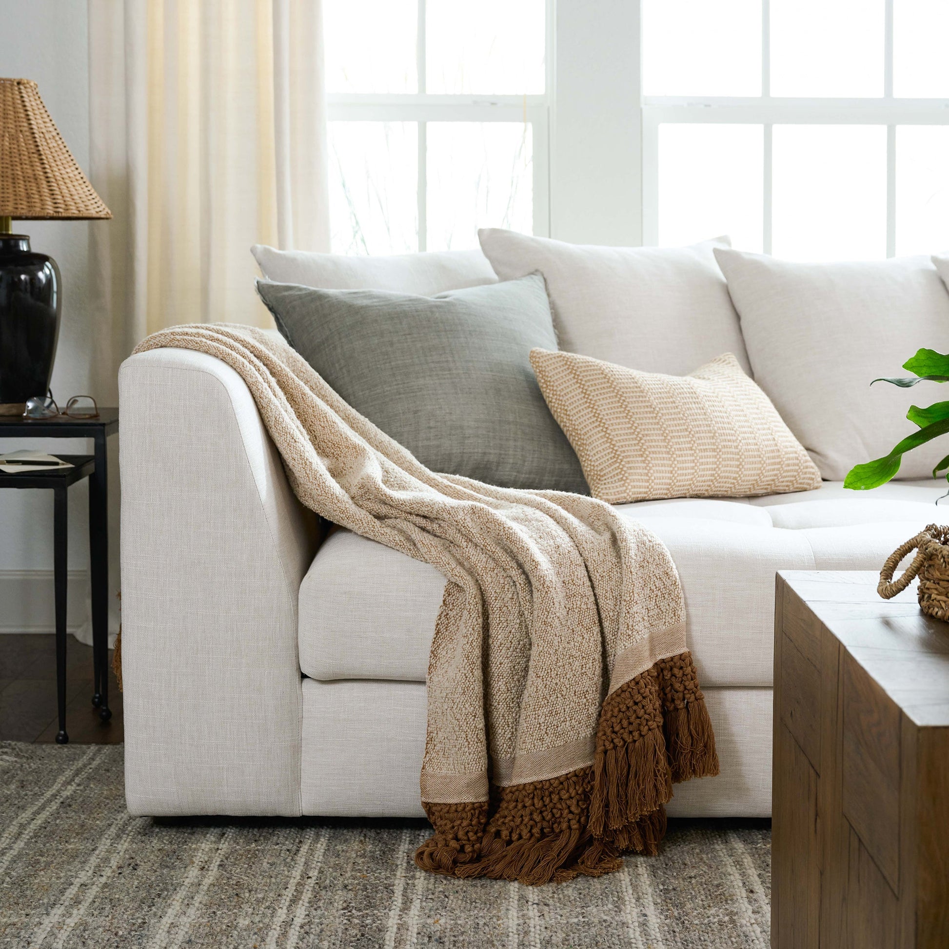 Adobe Essential Tassel Throw