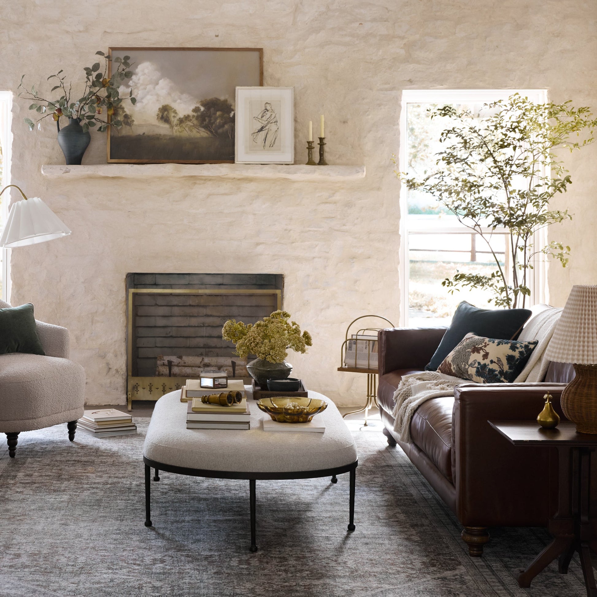 Bailey Cocktail Ottoman