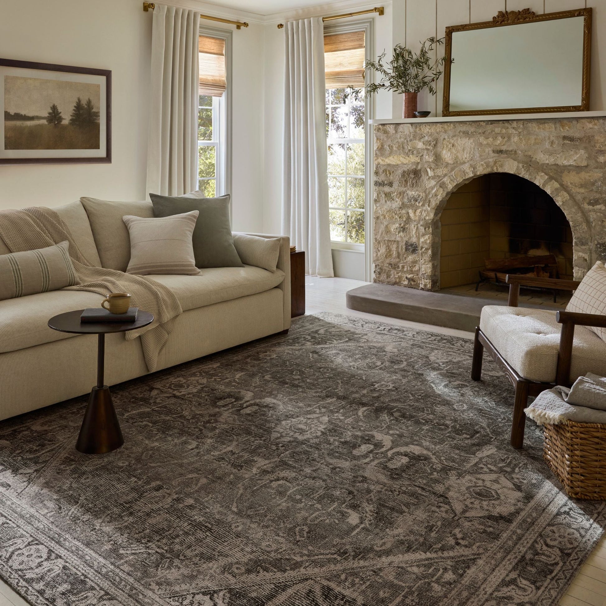 Wimberly Ink Bone Rug