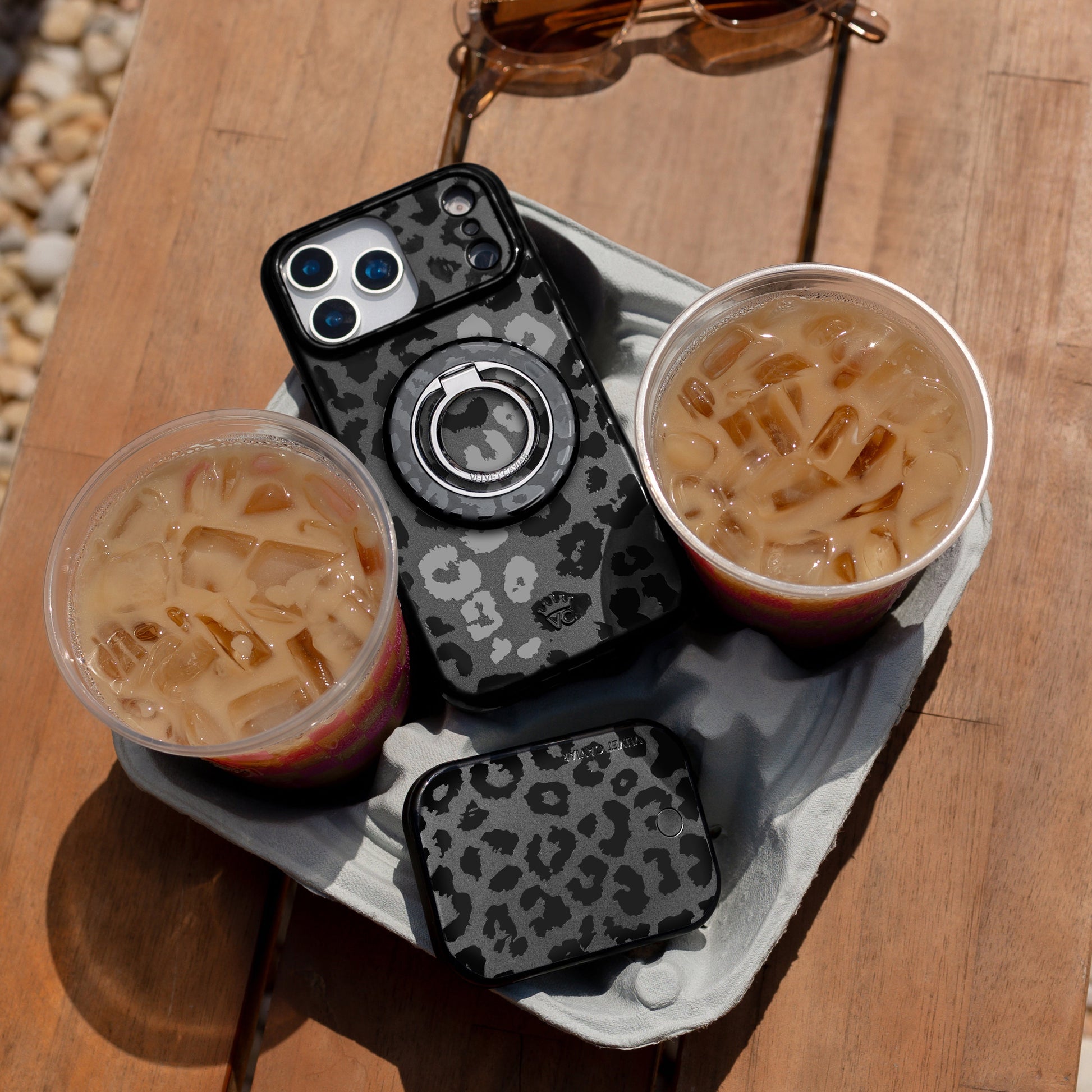 Black Leopard MagSafe Grip Ring