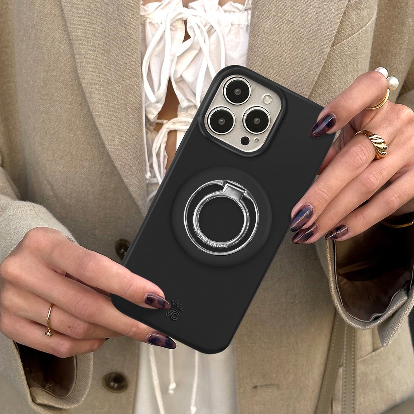 Black MagSafe Grip Ring