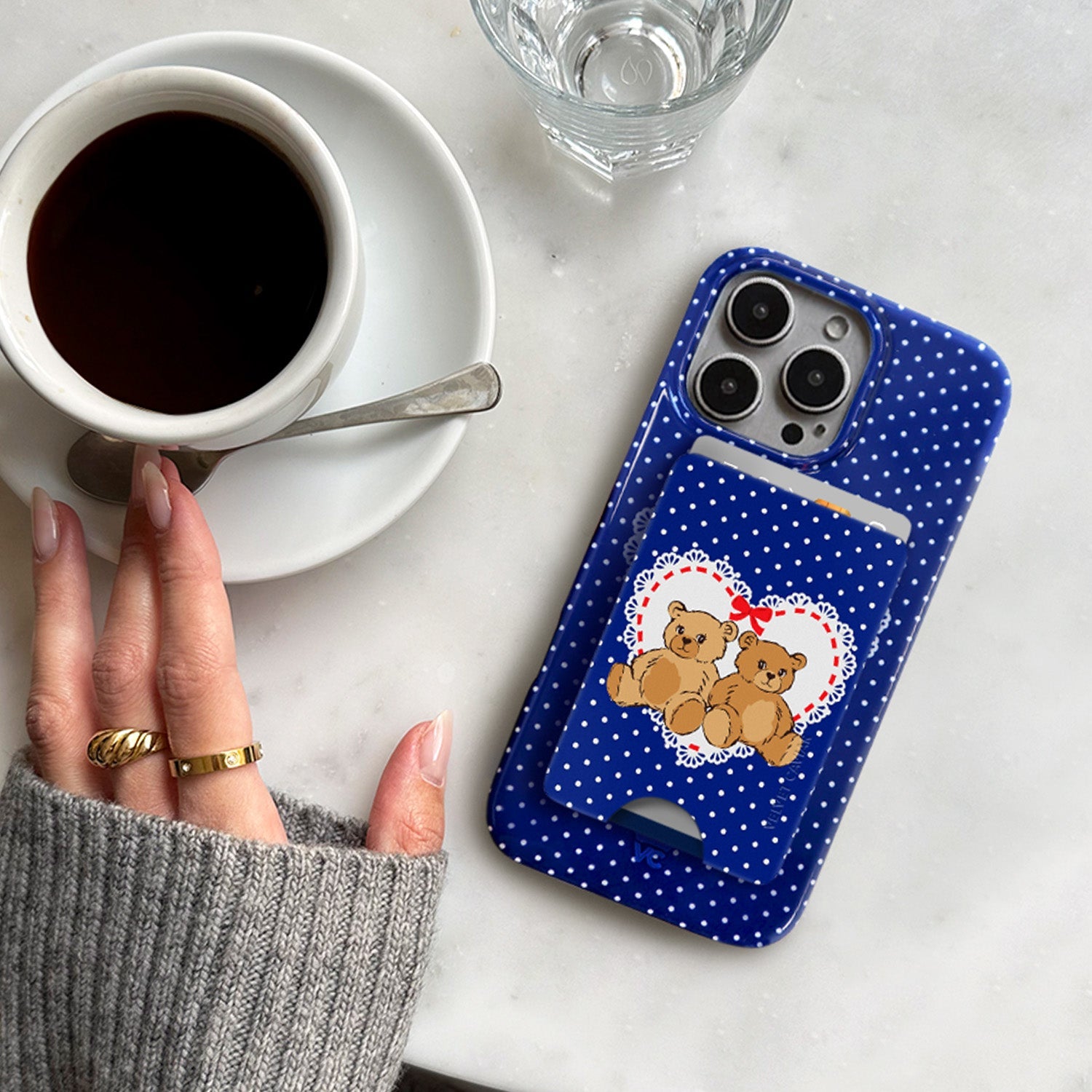 Winter Teddy MagSafe Wallet