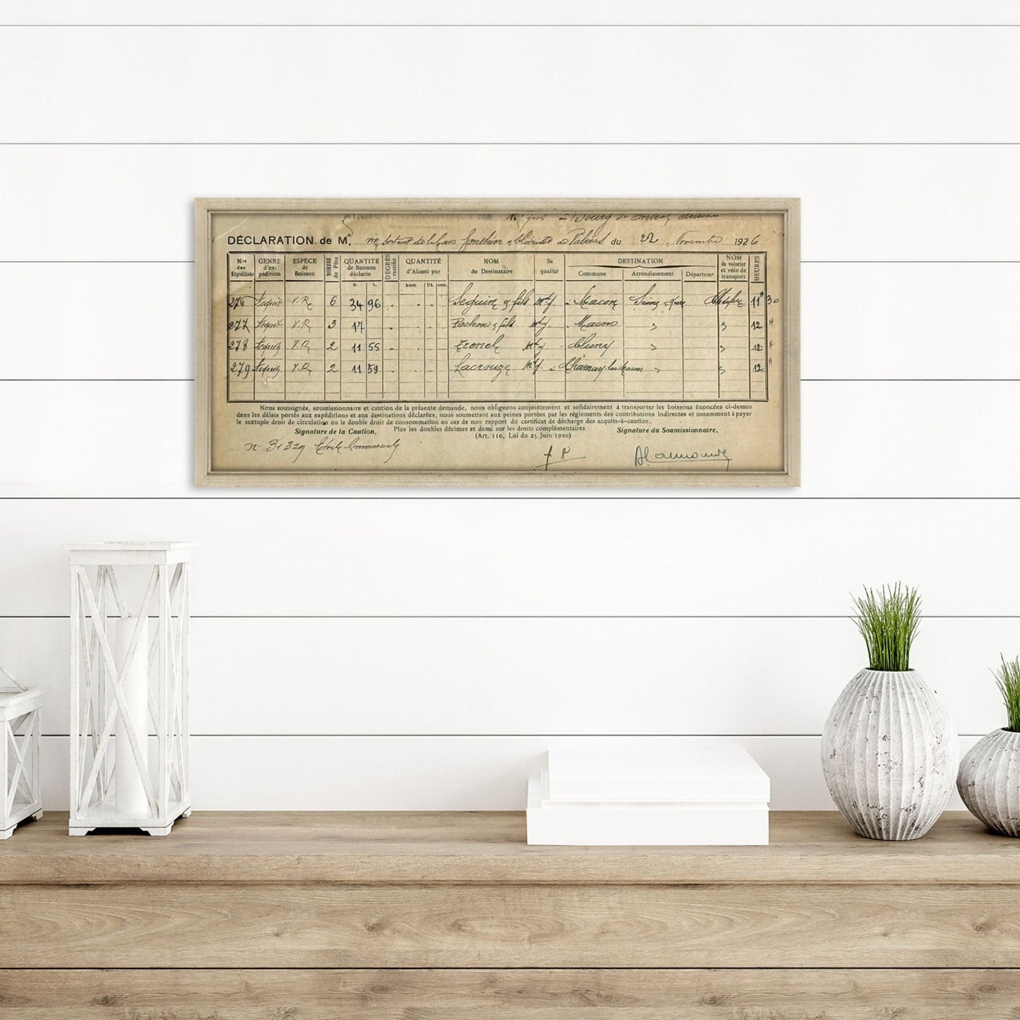 Vintage French Deposit