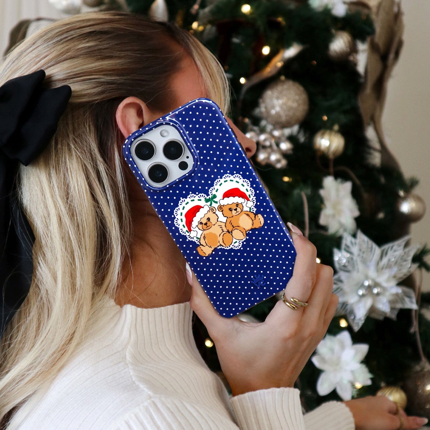 Winter Teddy iPhone Case