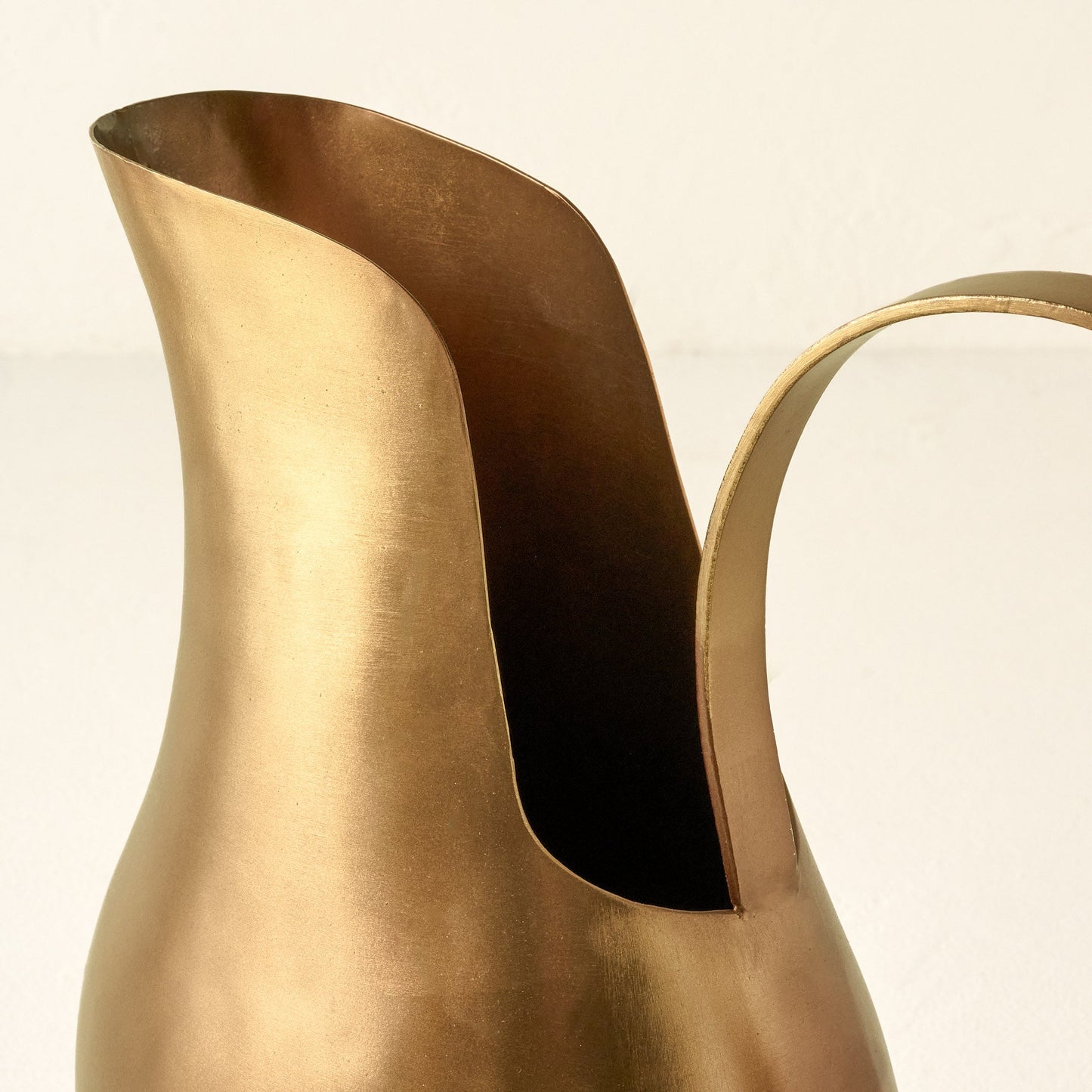 Antique Brass Pitcher Vase