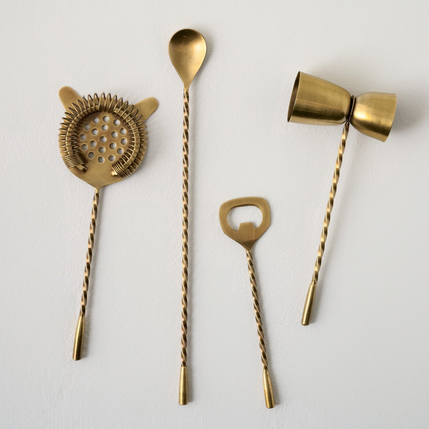 Antique Brass Bar Bundle Pairing