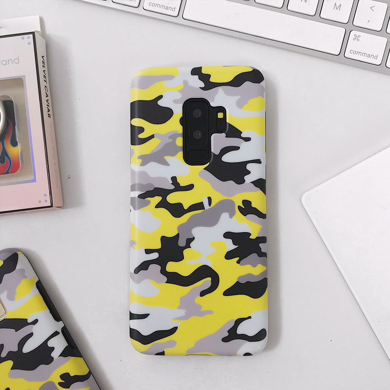 Yellow Camo Samsung Galaxy Case