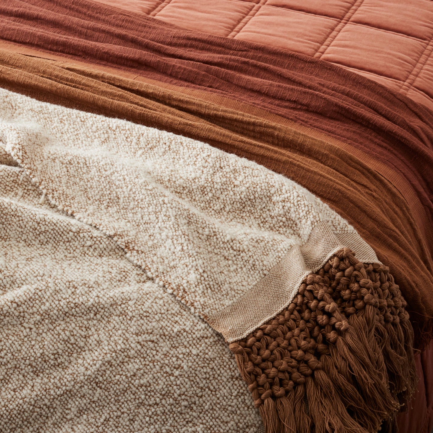 Adobe Essential Tassel Throw